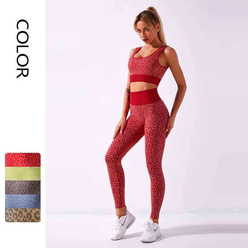 

Women's Seamless Yoga Suit Sportswear Fitness Sport For Women Gym Running Set 2 Piece Costume For Yoga Sports Bras+Leggings Sets