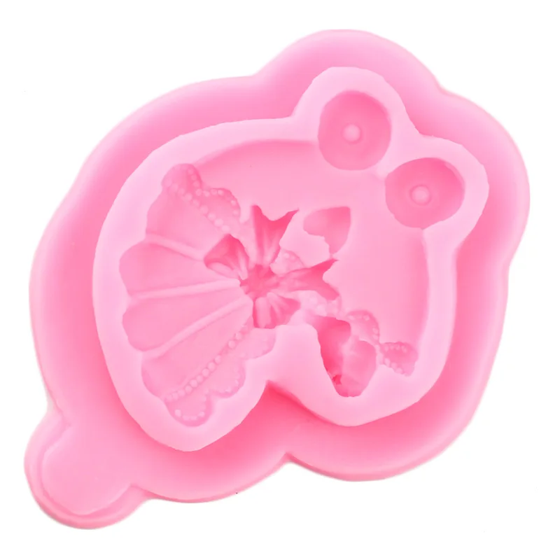 Силиконовая форма для детской каретки галстук-бабочка украшение торта