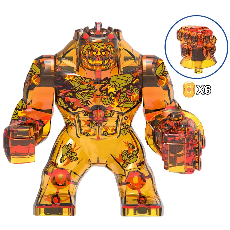 Одиночная продажа большие фигурки фантастические четыре камня человек яд