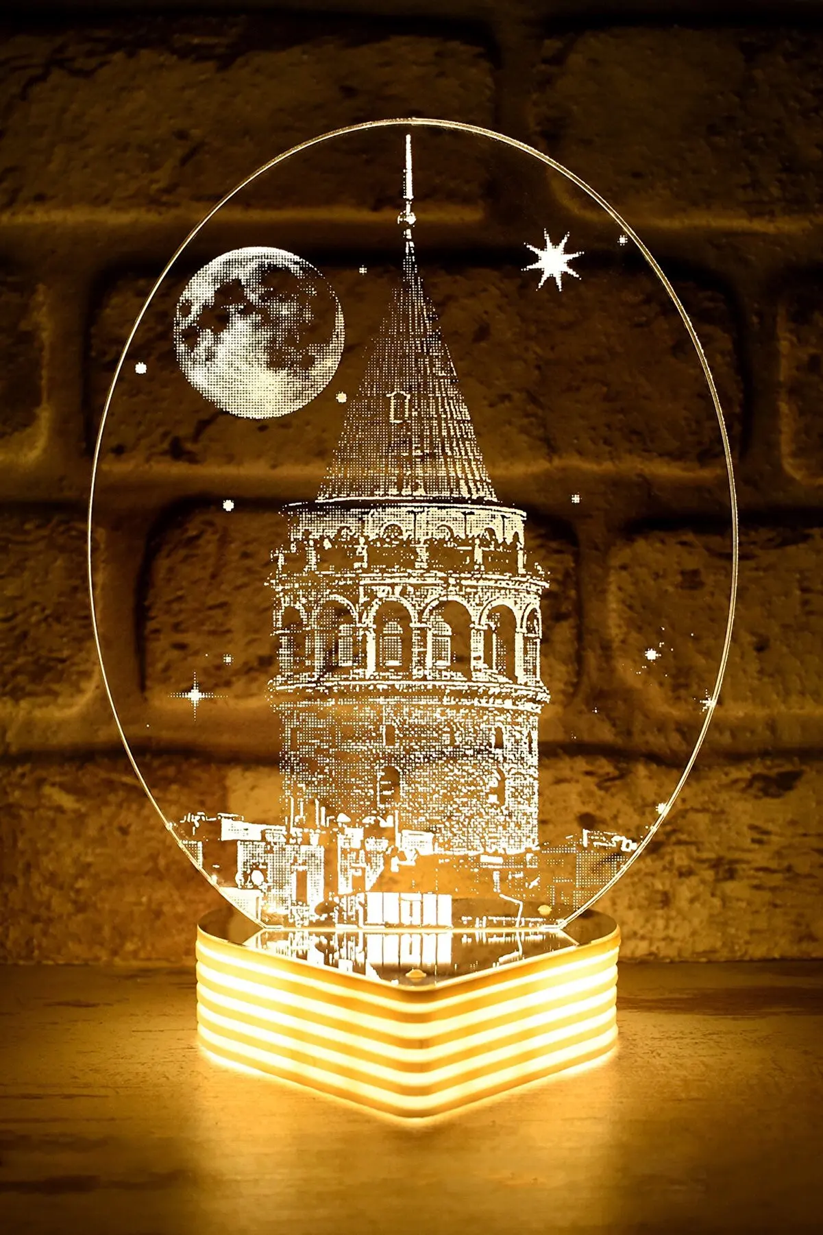 

Galata Tower Visual 3d View Led Lamp