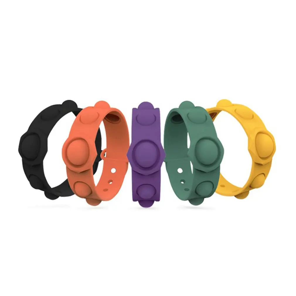 

Simple Dimple Fidget Toy Portable Dimple Sensory Fidget Bracelet Stress Relief Hand Toy For Kids Adults Exhaust Stress