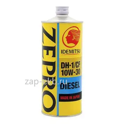 IDEMITSU Масло моторное HC-синтетическое ZEPRO DIESEL 10W30 API CF 1л | Автомобили и мотоциклы