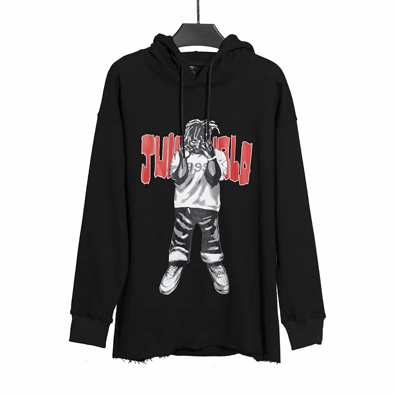 

2022 Spring New Arrivals Hip Pop Casuqal Cartoon Portrait Letter Digital Printing Couples Pullover Hoodie Men