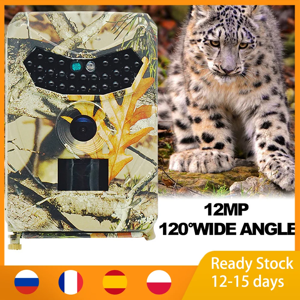 

PR100 Hunting Camera Photo Trap 12MP Wildlife Trail Night Vision Trail Thermal Imager Video Cameras for Hunting Scouting Game