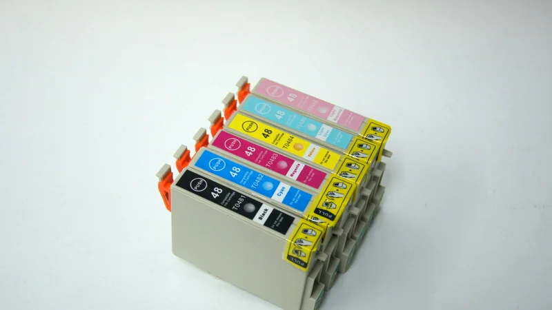 Комплект картриджей T0481-T0486 для Epson Stylus Photo R200 / R220 R300 R320 R340 RX500 RX600 совместимый |