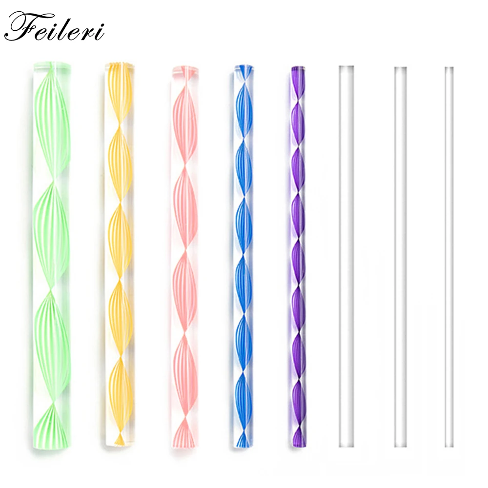 8 шт./лот инструменты для резьбы по керамике Глине штамп ногтей сделай сам