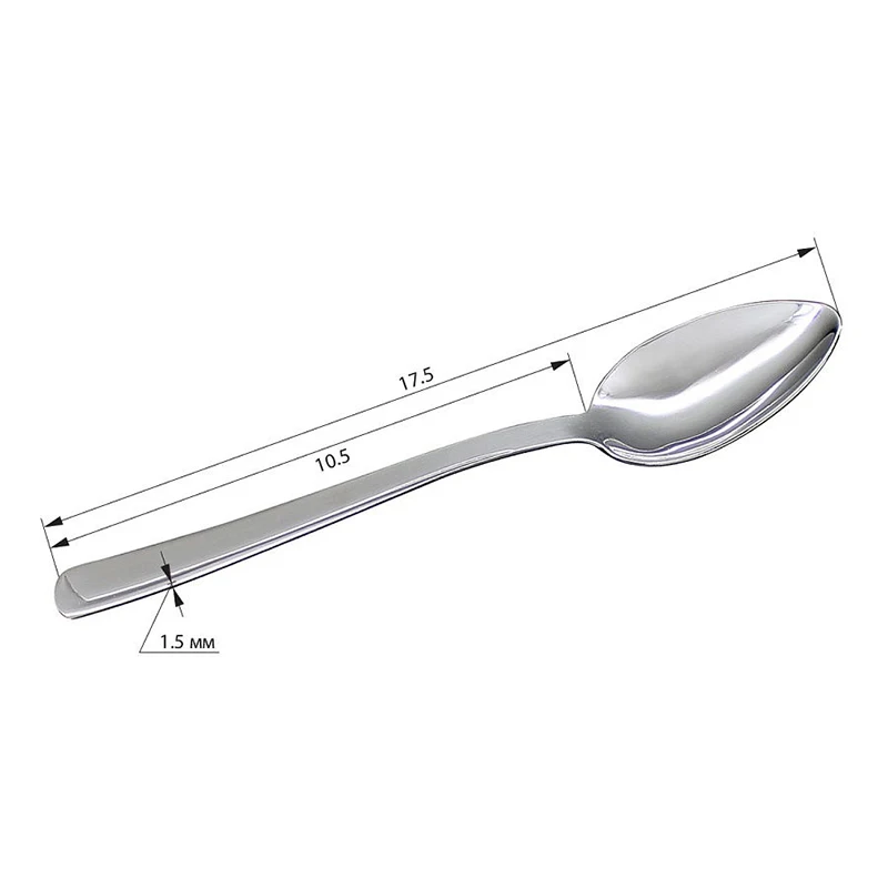 Ложки десертные KRAMET НАБОР 3 штуки модель Модерн нержавеющая сталь |