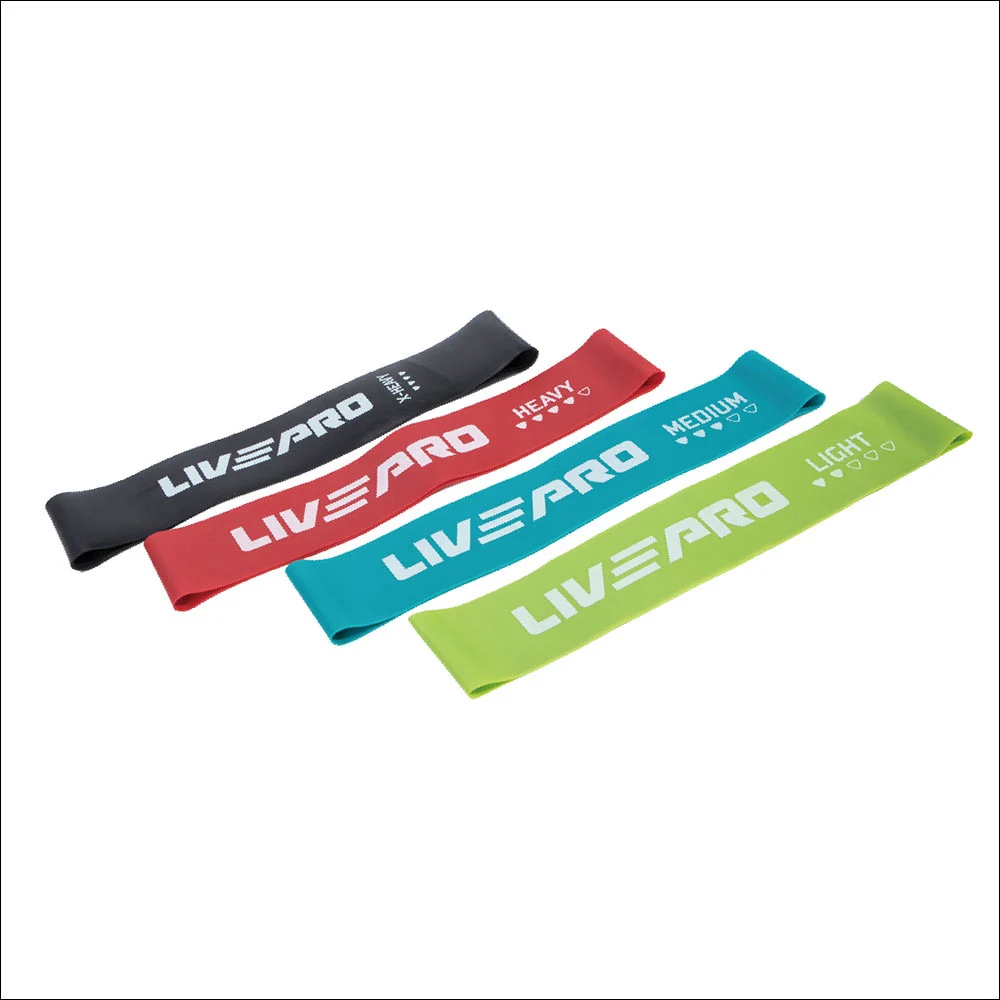 Fitness expanders Livepro lp8412 (set of 4 pieces LaTeX) | Resistance Bands