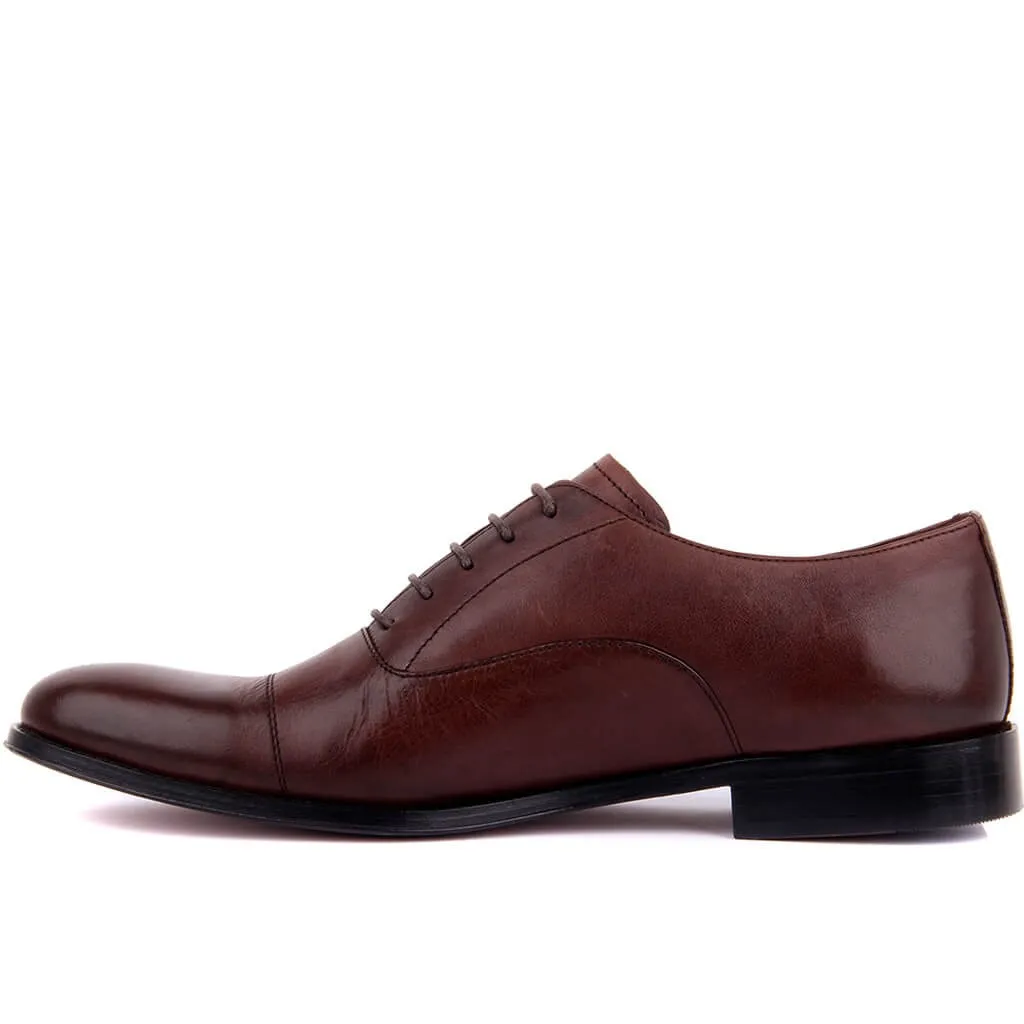 Sail Lakers-коричневая кожаная мужская повседневная обувь на шнуровке - купить по