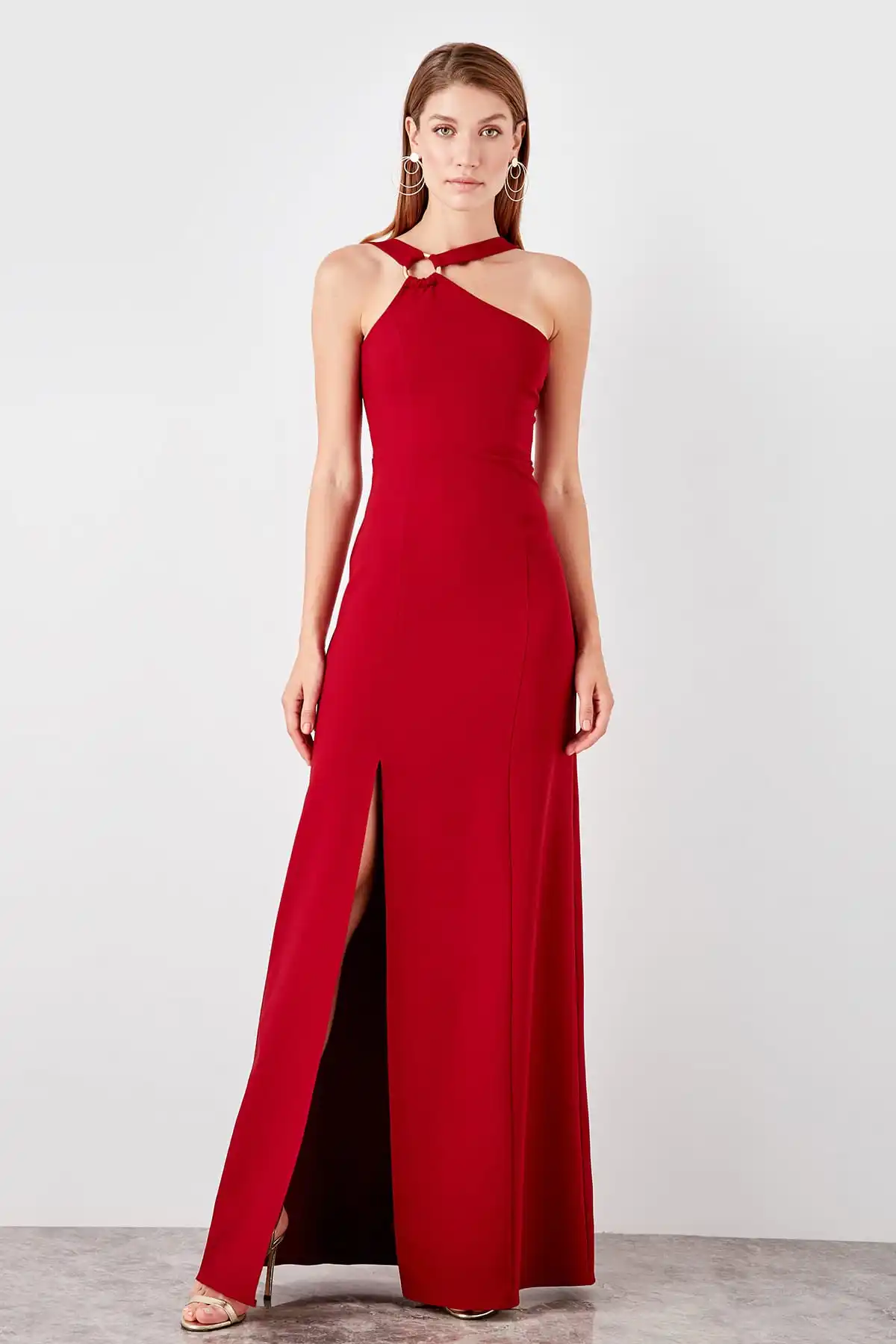 Trendyol аксессуар подробное вечернее платье TPRSS19AE0109 | Свадьбы и торжества
