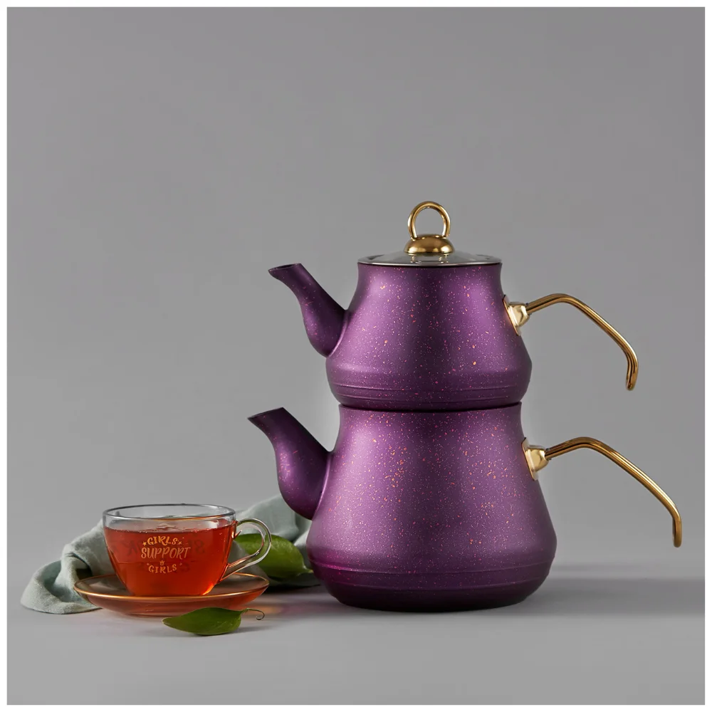 granite coated midi teapot set red purple black pink gray colored high quality material kitchen tool home useful appliances free global shipping