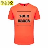 custom logo quick drying t shirt printing logo picture text team name men and women short sleeve shirt advertising shirt 2022