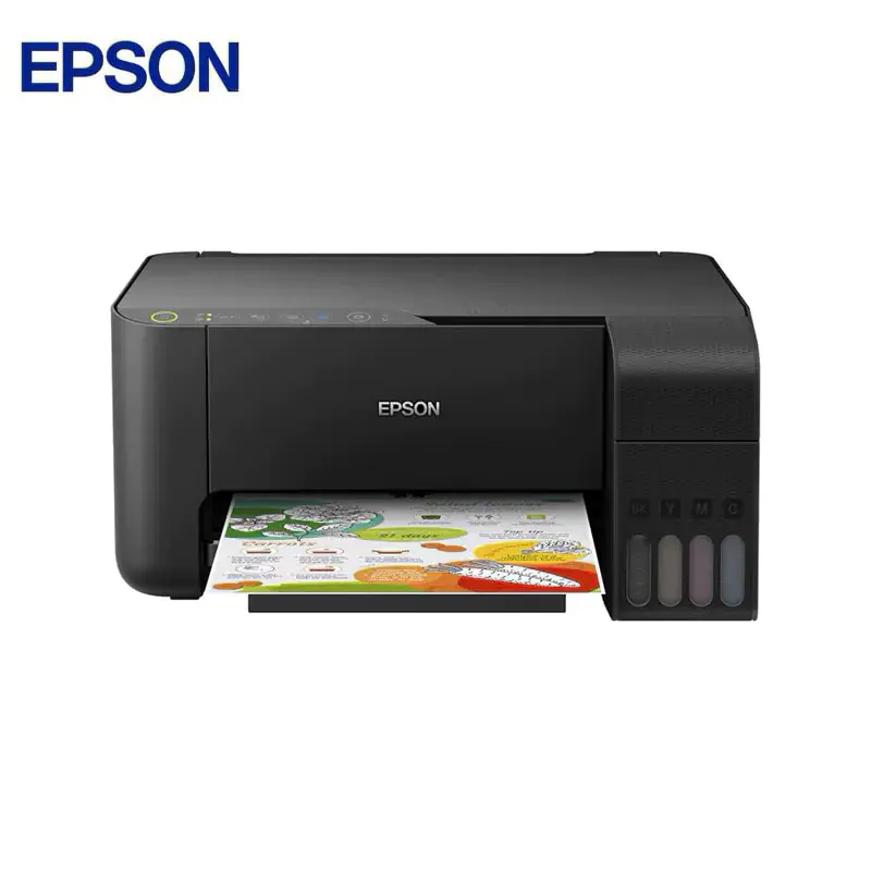 Принтер/сканер/копир Epson L3150 A4 4 х цв. стр. фотопечать Wi Fi черный|Принтеры| |