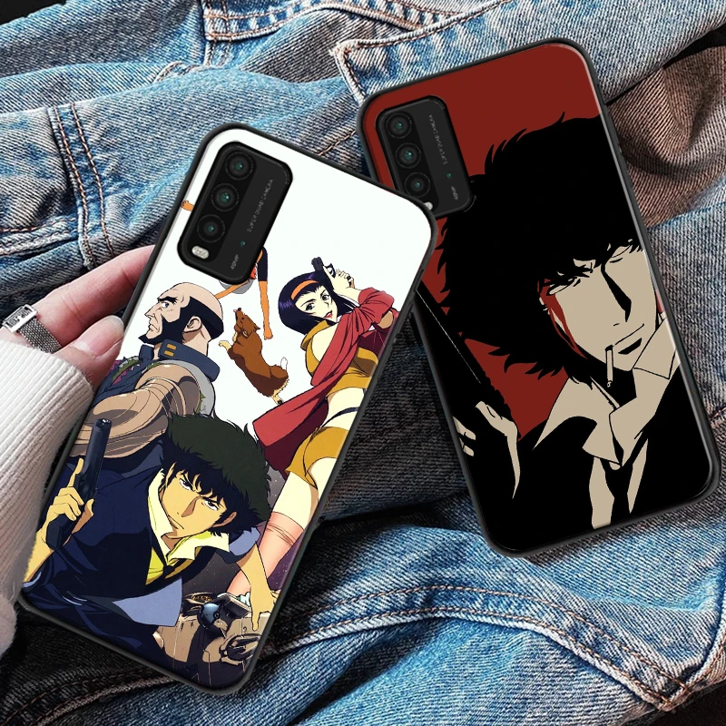 

Anime Cartoon Space Cowboy Bebop Phone Case For Xiaomi Redmi 9 9i 9AT 9T 9A 9C Note 9 9 Pro 9T 9S 9 Pro 5G 9 Pro Max Back Cover