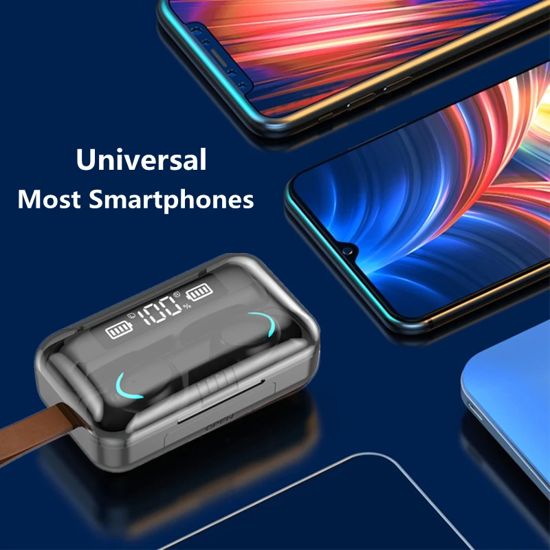 Новинка 2021 TWS беспроводные наушники Bluetooth 5 0 настоящие наушники-вкладыши