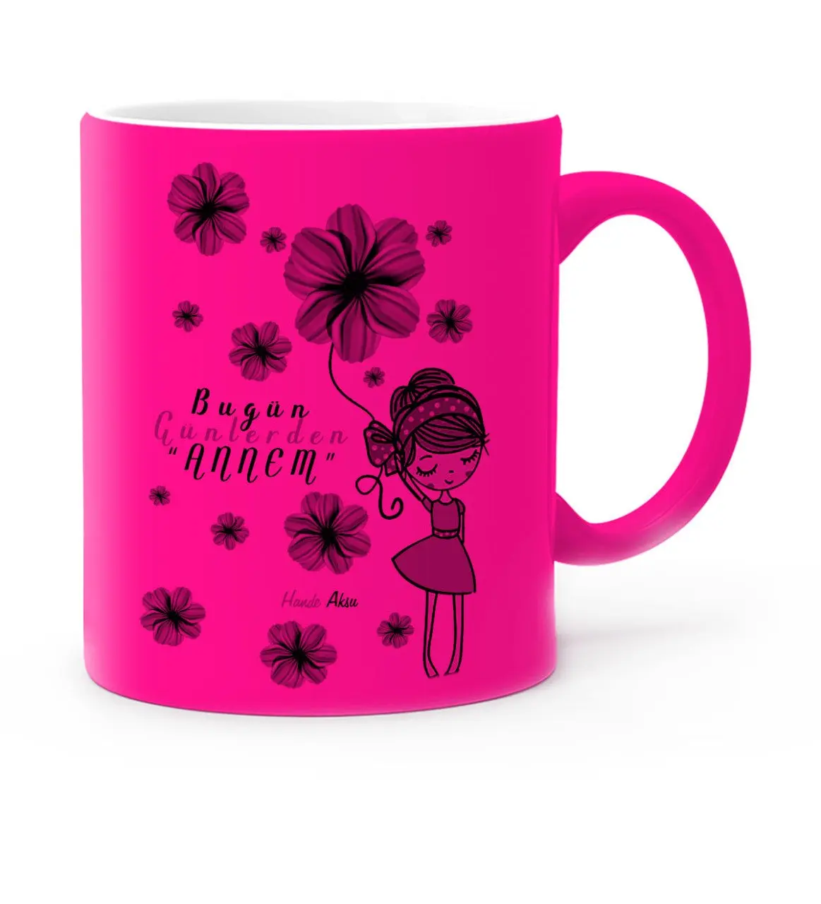 

Personalized Day Today My Mom Pink Mug Cup-1