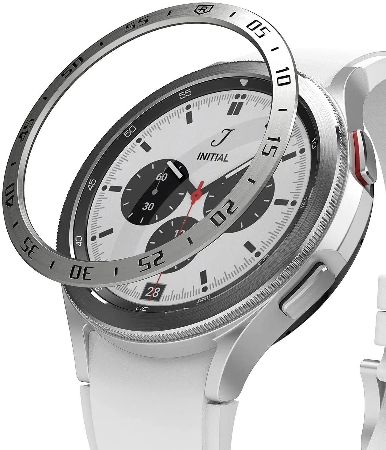 

Bezel ring For Samsung Galaxy Watch 4 Classic/46mm/42mm/ 3 45mm 41mm Gear S3 Frontier Accessorie Anti-fall Protector cover Case