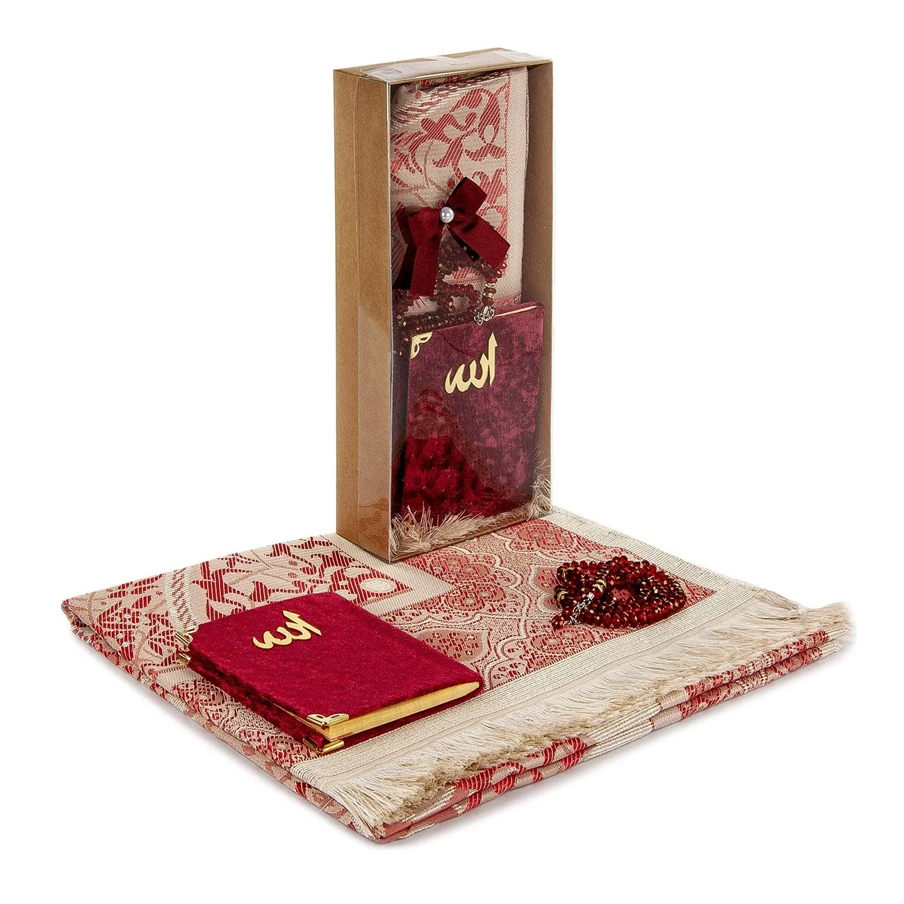 

Набор мусульманских молитвенных ковриков, 3 шт., четки в Ясине, al Sharif, молитвенный коврик, подарочный набор, мусульманские товары в исламском ...
