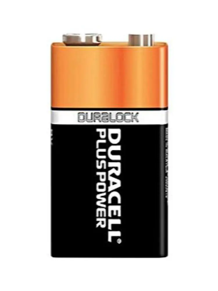 

Duracell Alkaline 9V Batteries, Single pack X 2 piece