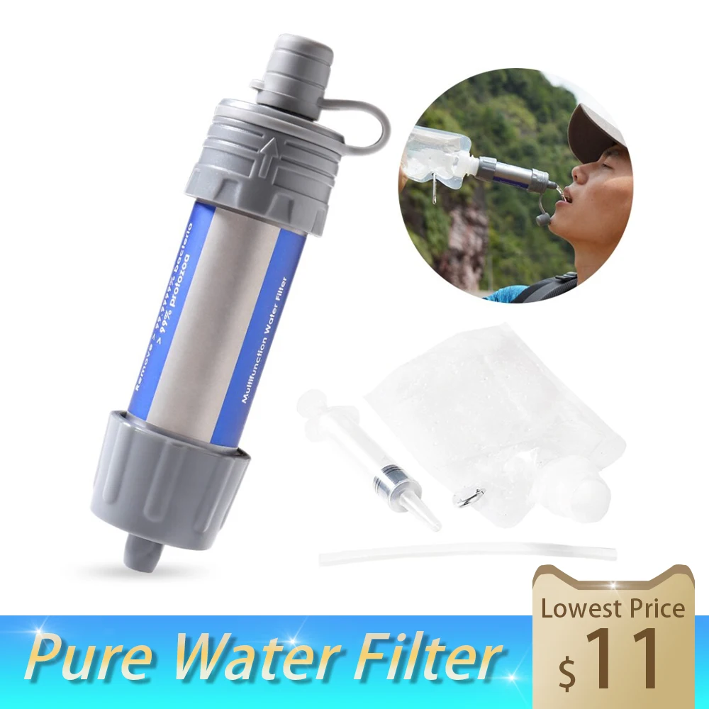 Портативная система очистки воды для использования на открытом воздухе с