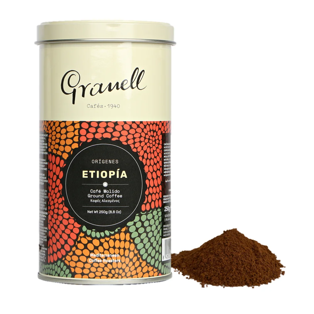 Granell-origins-Ethiopia | Ground coffee 100% Arabica-coffee rich in acidity and body-200 grams Продукты