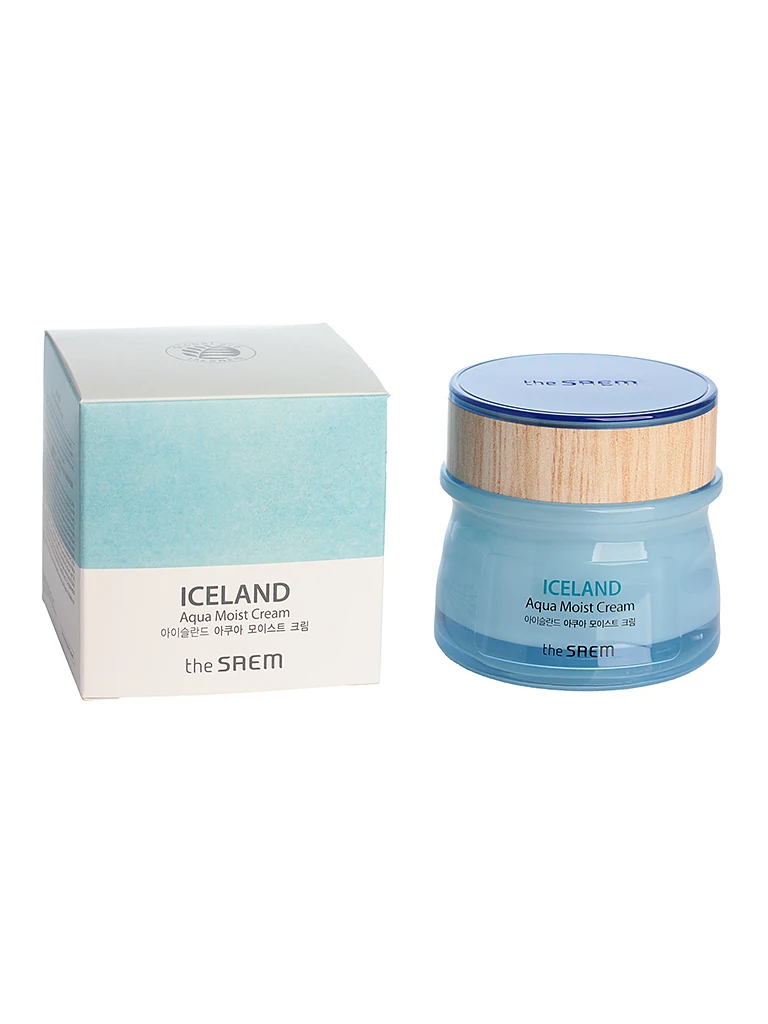 The Saem Iceland Крем для лица увлажняющий с ледниковой водой |