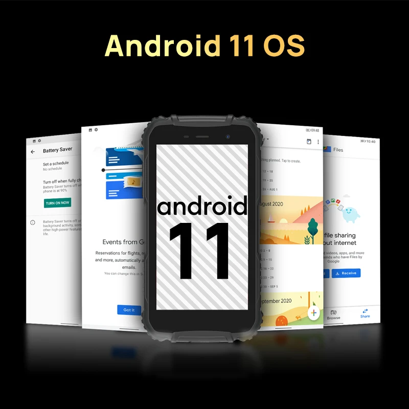 World Premiere DOOGEE S35T Rugged Phone Sony 13MP Triple Camera 5.0”HD IPS Screen 3GB+64GB Mobile Phones 4350mAh Quad core