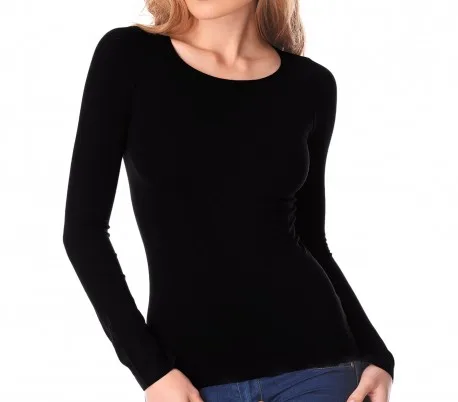 VKA20 Pack 5 T-shirts with plush inner mod. ILENIA long sleeve |