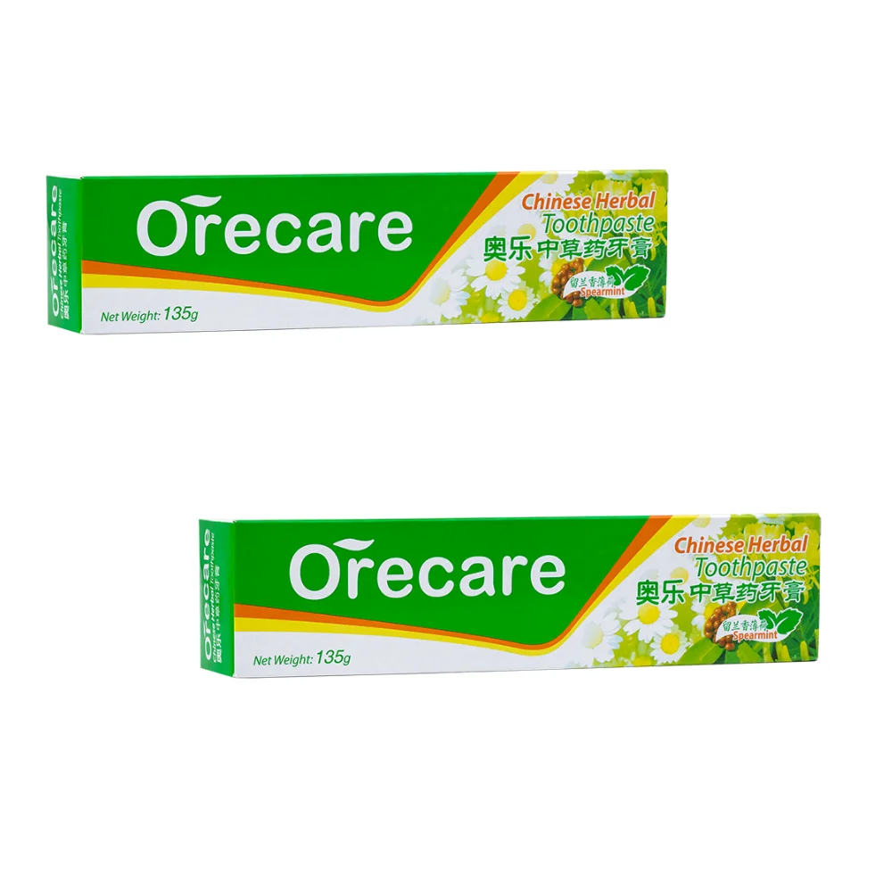 

ORECARE травяная зубная паста с высокой мощностью, восточная медицина, васильковый цветок удаляет токсины, освежает дыхание, отбеливает, без фторида