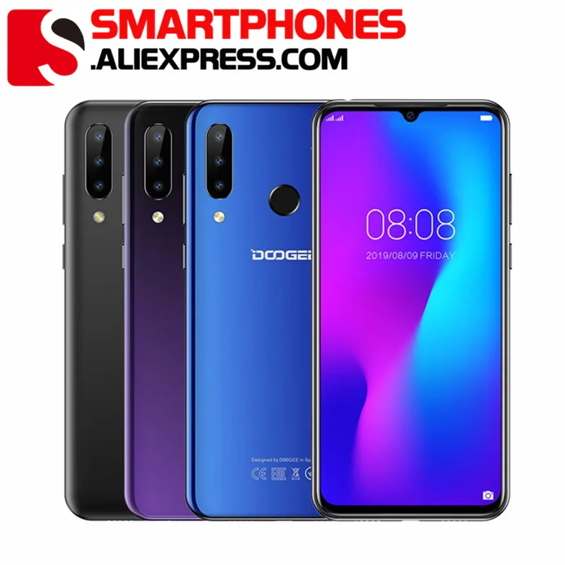 Doogee N20 смартфон с 6 3 дюймовым дисплеем восьмиядерным процессором ОЗУ 4 Гб ПЗУ 64 ГБ
