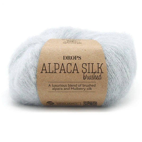 Пряжа DROPS Brushed Alpaca Silk|Пряжа| |