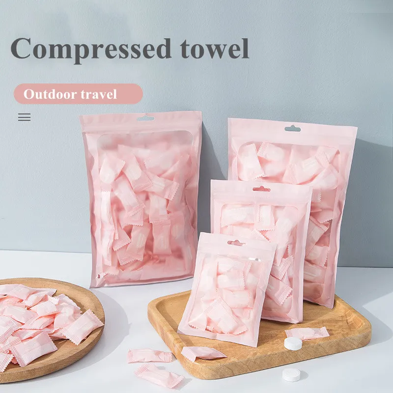 

60 Pcs/Lot Disposable Face Towel Compressed Capsules Towel Makeup Papper Mini DIY Care For Travel Outdoor Portable Magical Mask