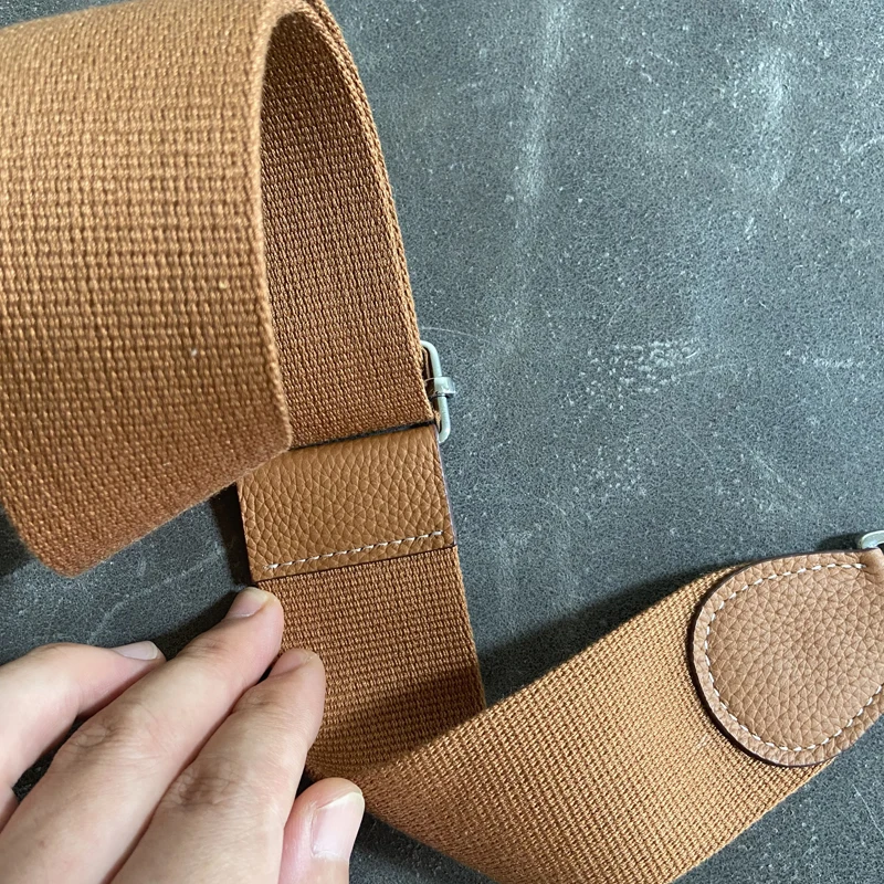 Custom  Leather Diagonal One-Shoulder Adjustable Bag Strap DIY Ladies Shoulder Strap Luxury Short Handle Strap Bag Accessories
