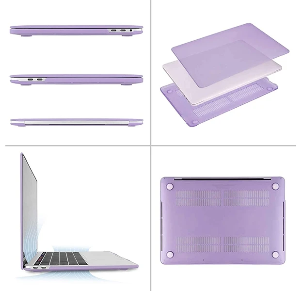 Пластиковая накладка для Macbook Pro 13 2020-2016 Hard Shell Case Фиолетовая | Компьютеры и офис