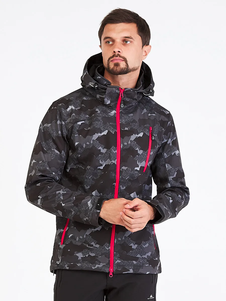 Костюм мужской softshell темно-серого цвета 01941-1TС | Спорт и развлечения