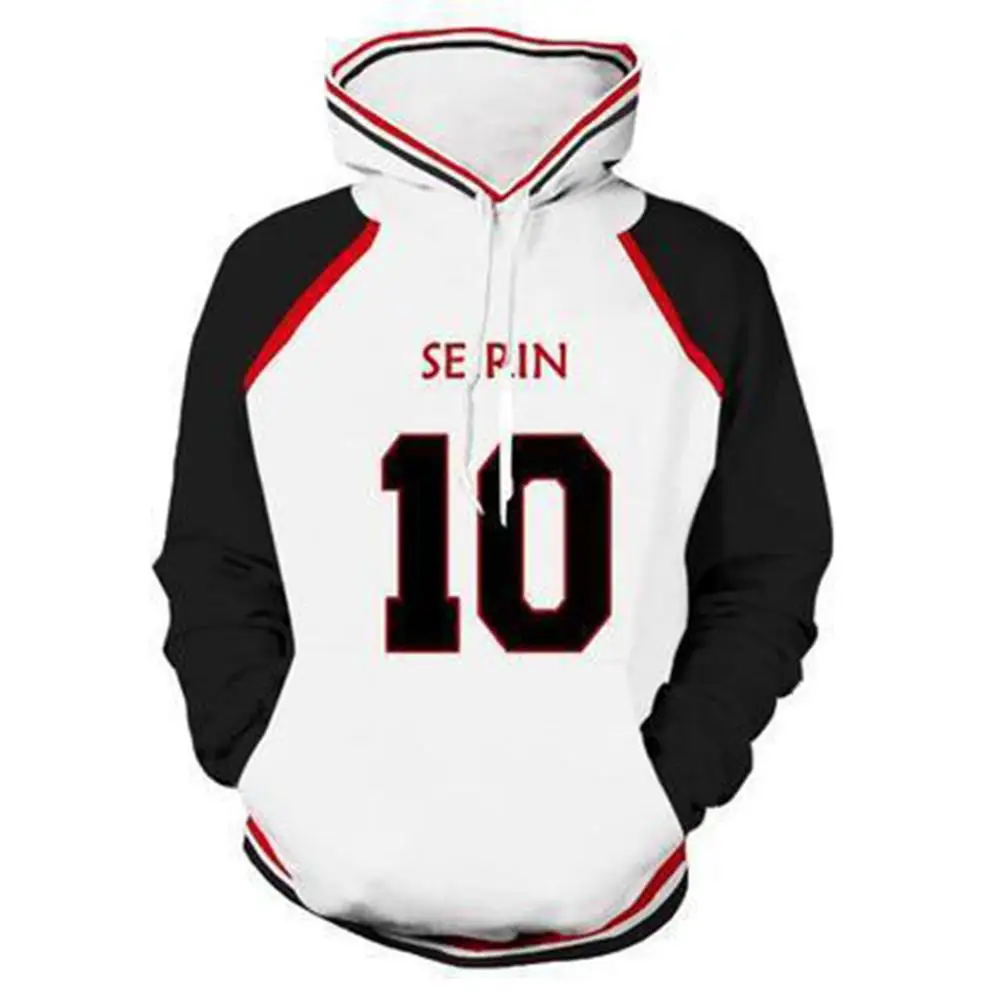 Толстовка с капюшоном Kuroko no Basuke для косплея | Мужская одежда