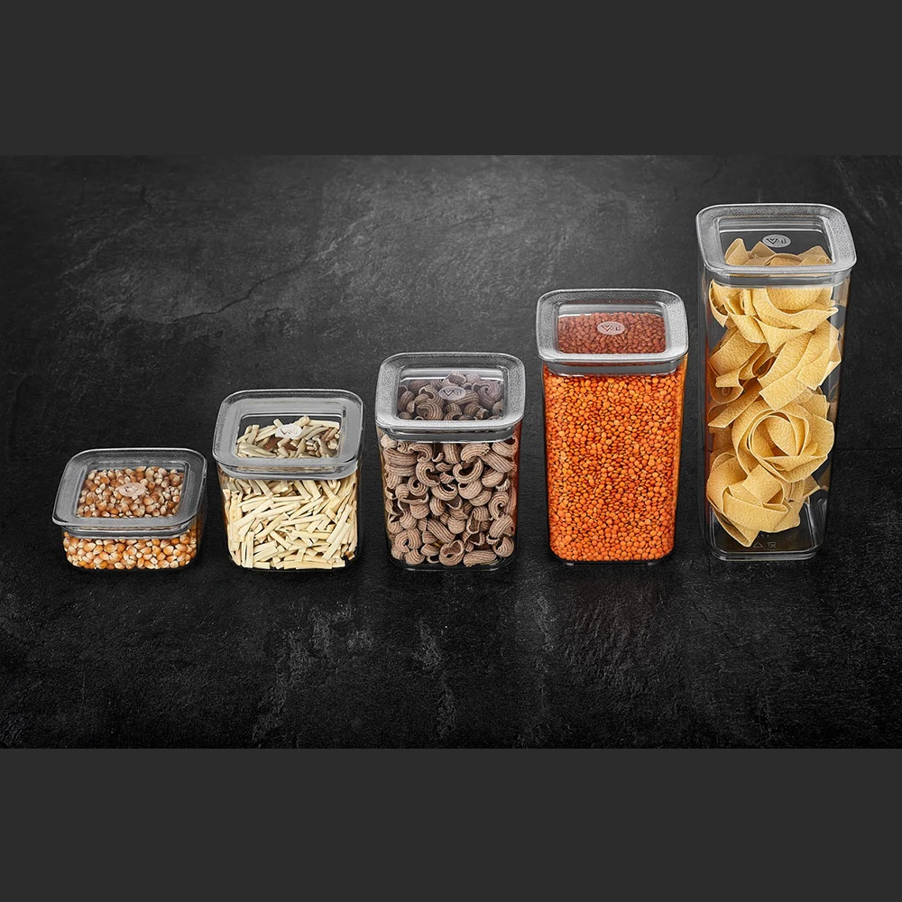 Квадратный ящик для хранения 9-18 шт. Набор кухонных контейнеров пищевых продуктов