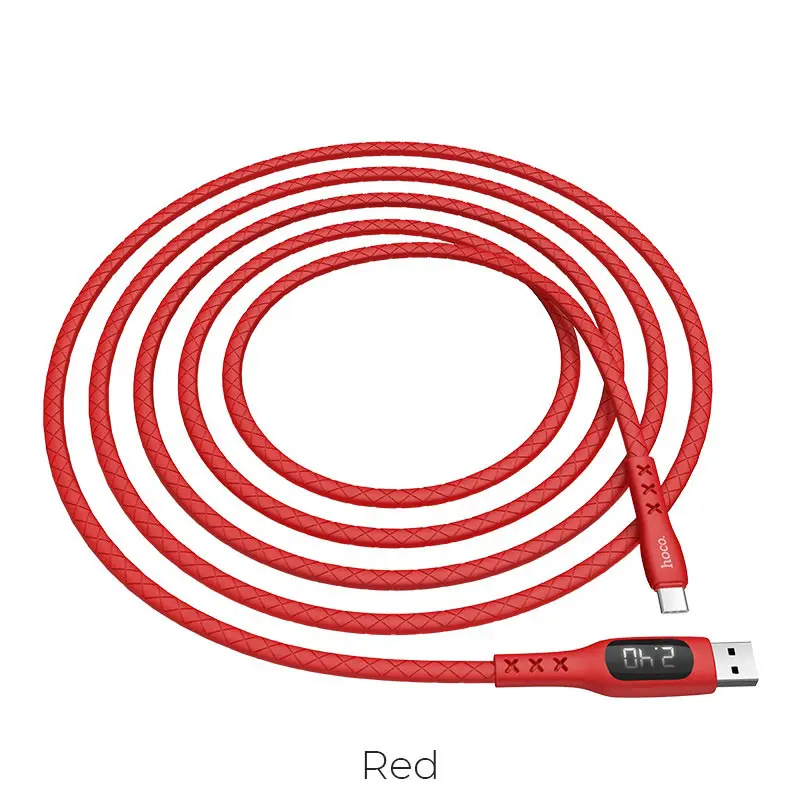 Кабель USB Type-C Hoco S6 Sentinel (1м) красный |