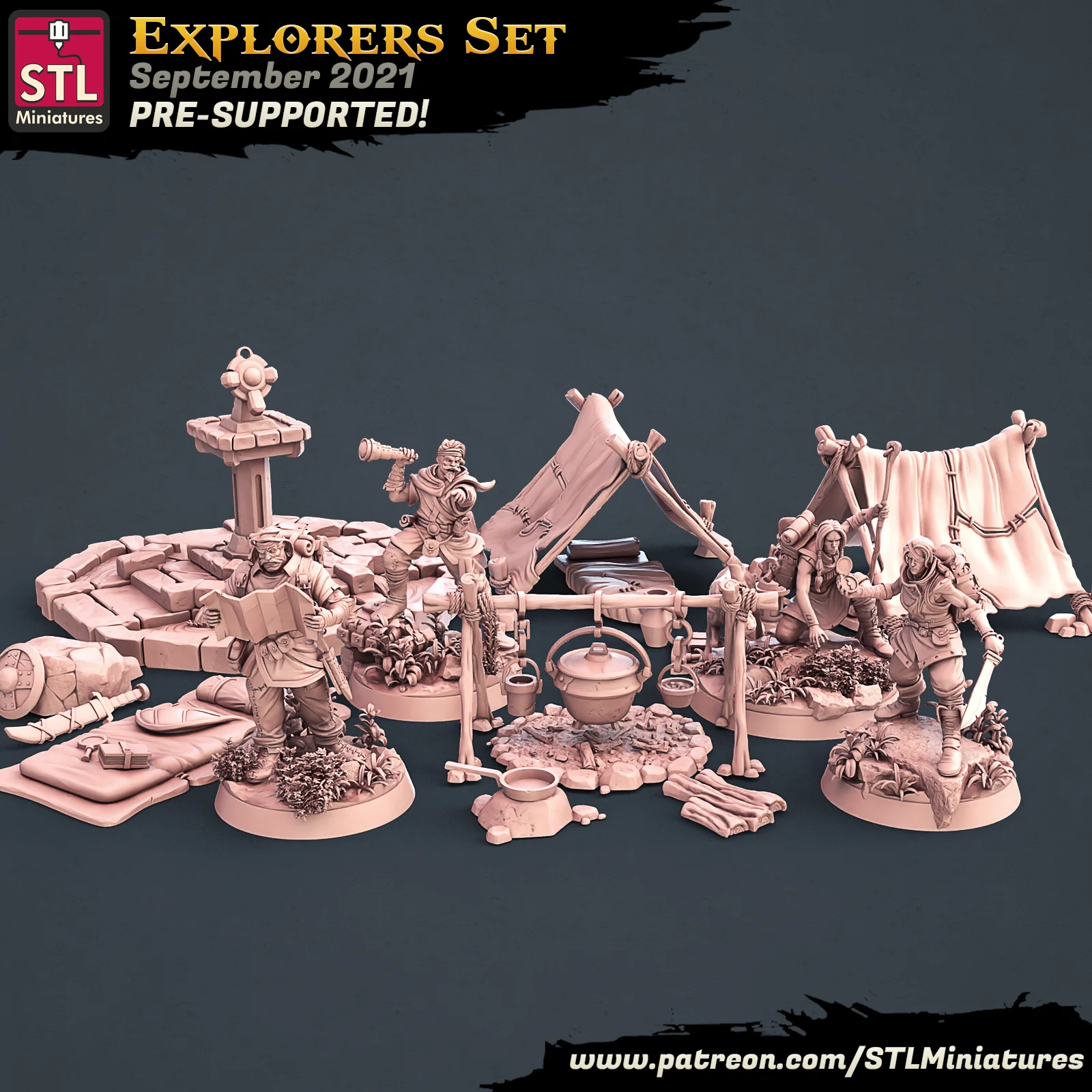 Туристы | DnD Miniatures