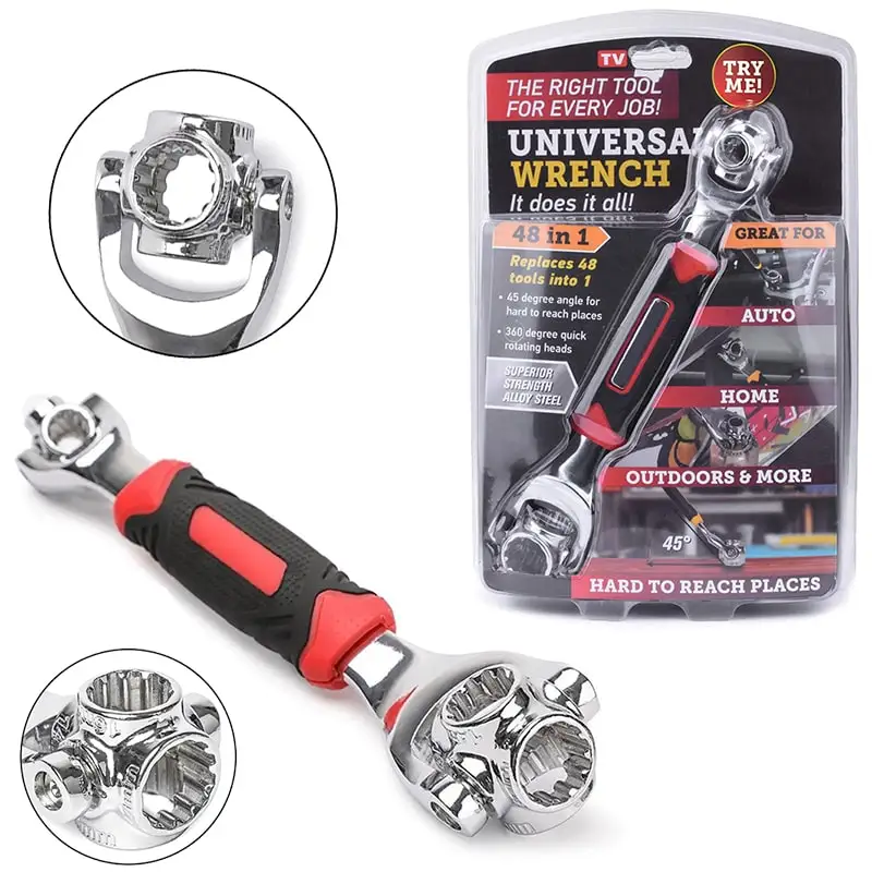 Универсальный ключ 48 в 1 Universal Tiger Wrench накидные гаечные ключи набор ключей |