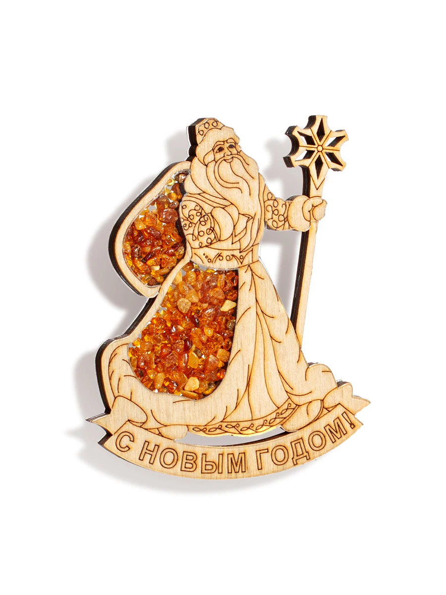 Новогоднее украшение Янтарь России | Дом и сад