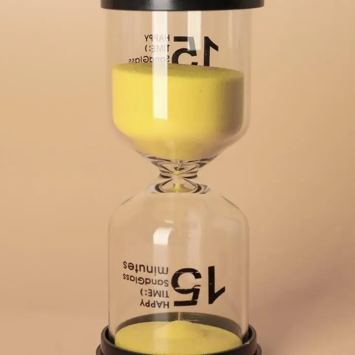Песочные часы Happy time на 15 минут 4 х 11 см микс |