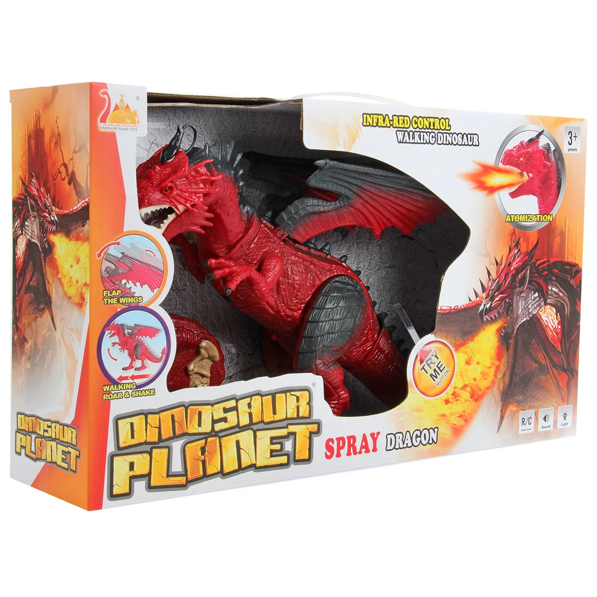 Животное на р/у со св. и зв.&quotОгненный повелитель драконов&quot 89283|Роботы животные