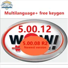 Новейший для Wurth WOW 5.00.8 WOW 5.00.12 многоязычный + Бесплатный генератор ключей + видео-руководство по установке для автомобилей и грузовиков