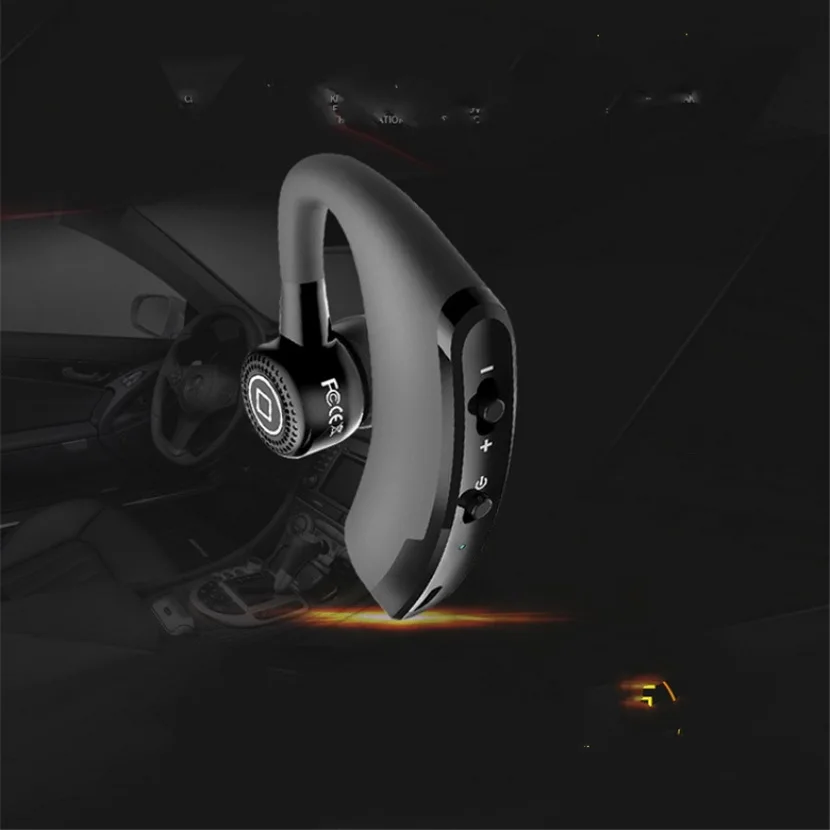 

KPHRTEK 1 шт. Новинка V9 настоящая Беспроводная Bluetooth-гарнитура спортивные стерео наушники с ушным крючком и линейным управлением с микрофоном д...