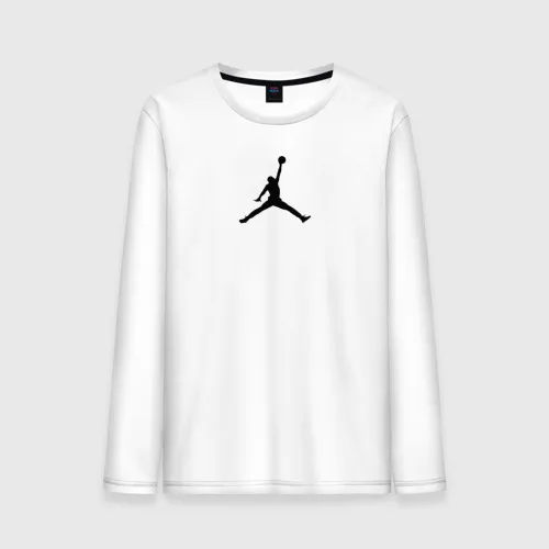 Мужской лонгслив хлопок AIR JORDAN (НА СПИНЕ). | Мужская одежда