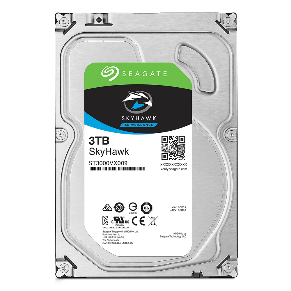 Внутренний жесткий диск для видеонаблюдения Seagate SkyHawk ST3000VX009| 3ТБ| 3.5&quot| SATA 6Gb/s| 256Mb|