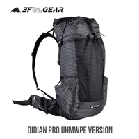 3f ul gear qidian pro backpack waterproof outdoor camping pack hiking bag climbing qi dian uhmwpe ultralight trek men women 46l