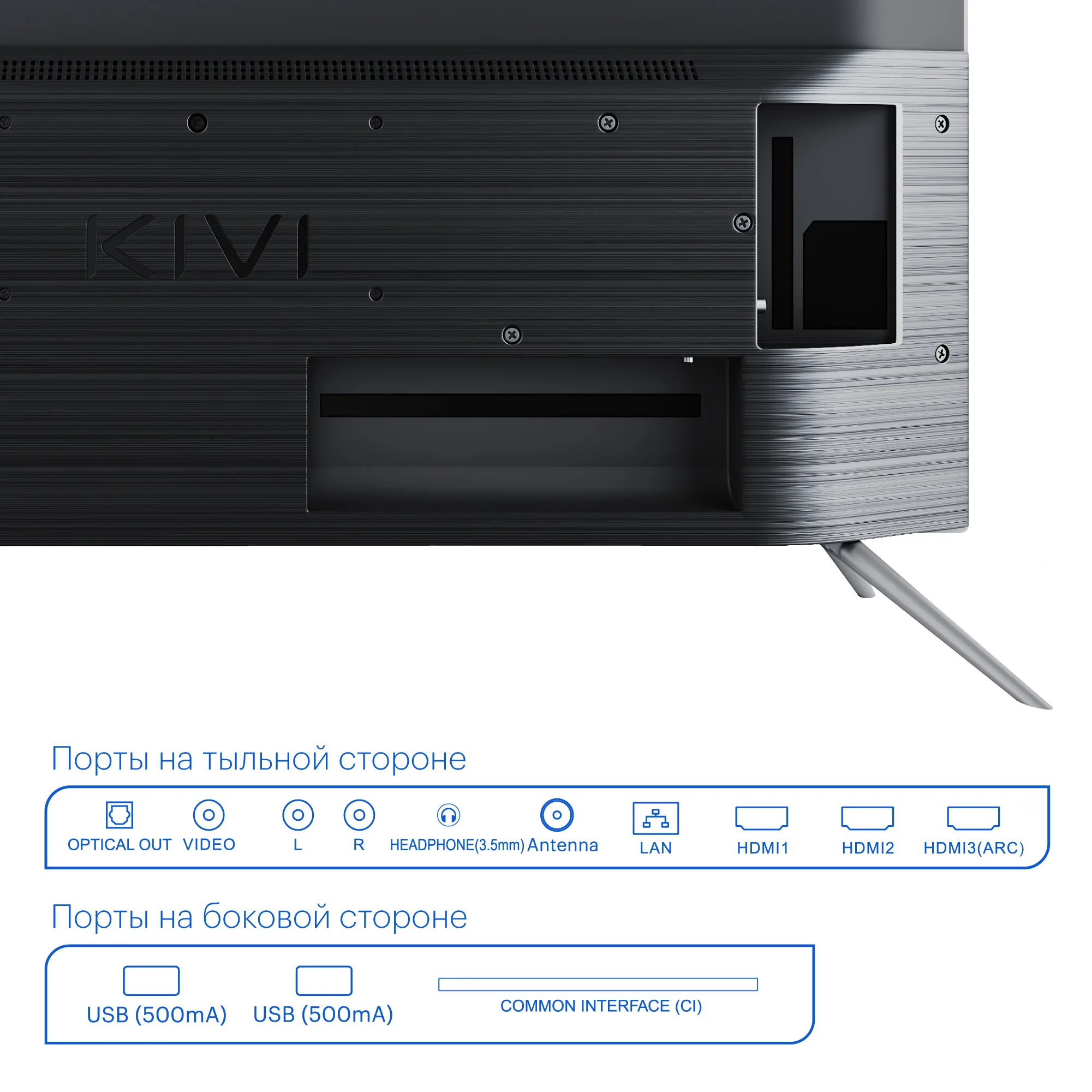Телевизор KIVI 40&quot 40F500GR Full HD dvb dvb-t dvb-t2 40inchTv | Электроника