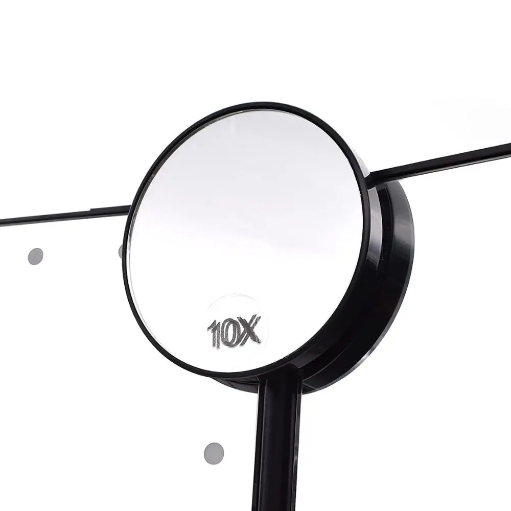зеркало для макияжа Dolovemk x2/x3 увеличительное led mirror затемнения с 22 светодиодные